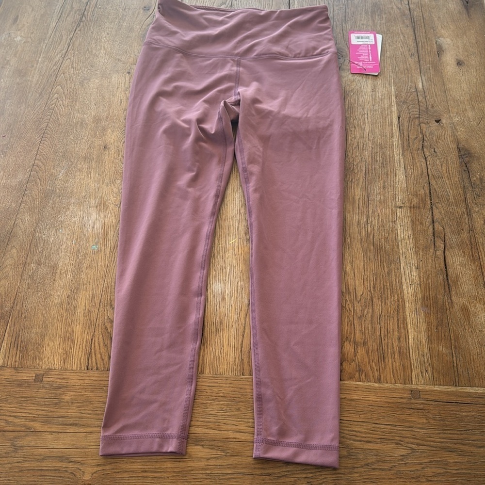 Yogalicious Ankle Leggings Women's High Waist Leggings for Yoga Size M Mauve NWT - Picture 2 of 8